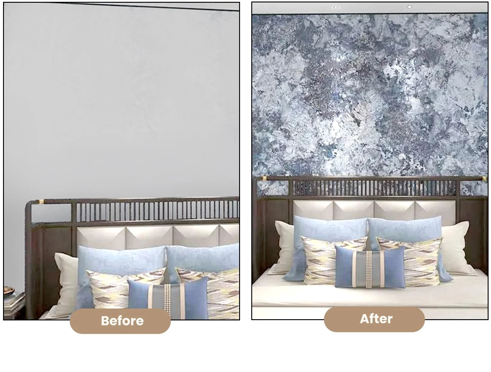 Marble Wallpaper for Bedroom Area